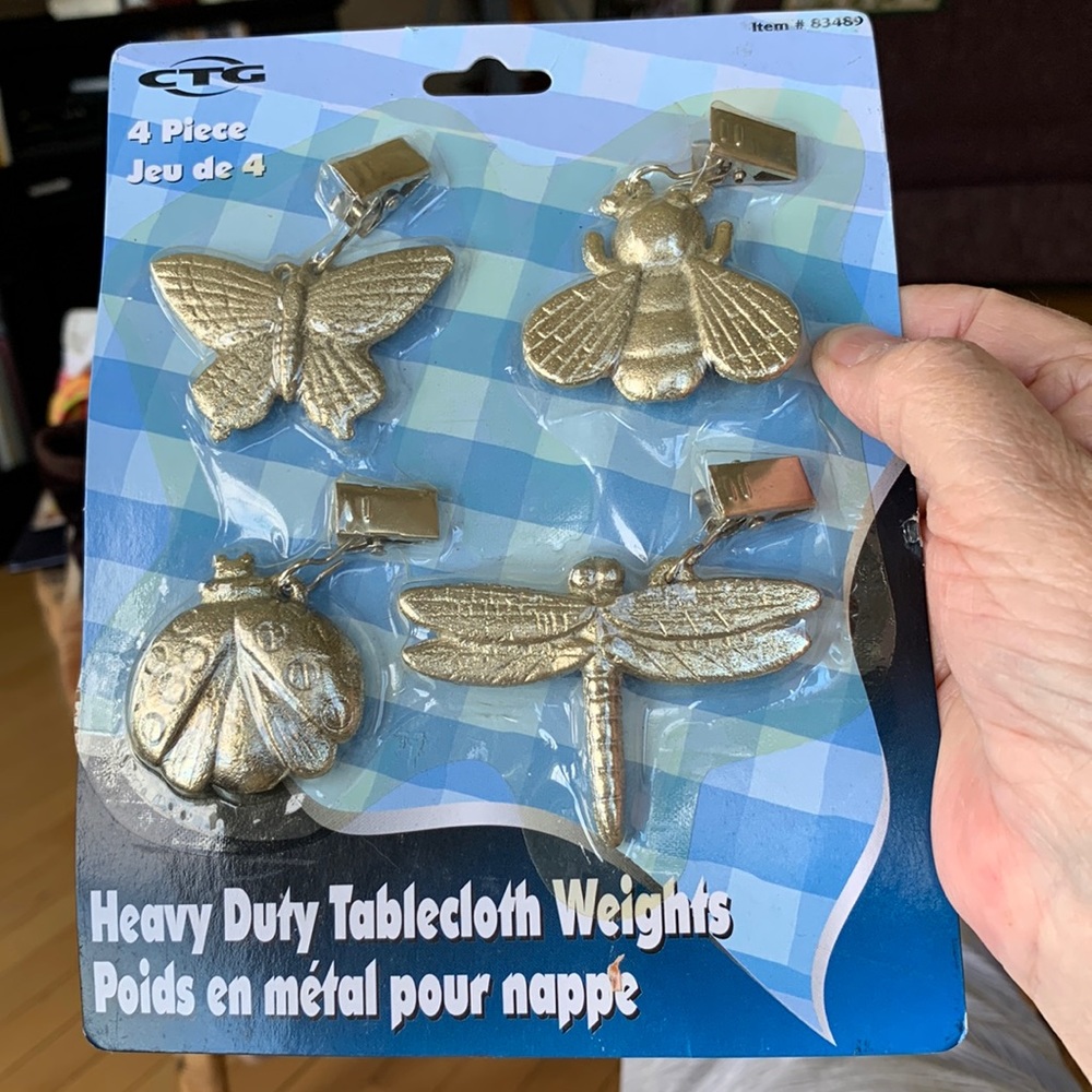 Add-on for $20. Heavy Duty Tablecloth Weights(4)